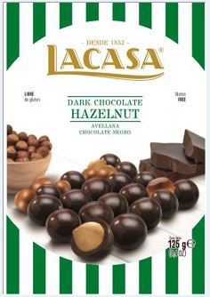 Lacasa Dark Chocolate Hazelnut 125g