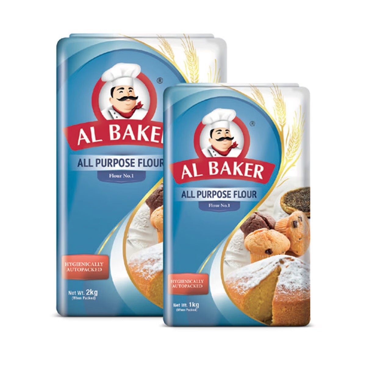 Al Baker All Purpose Flour 2+1Kg | البيكر طحين متعدد الاستعمالات