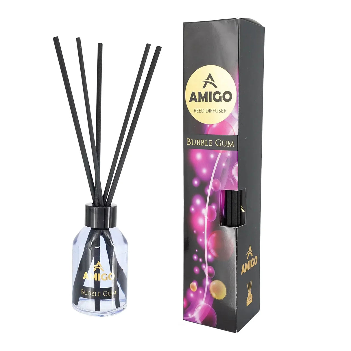 Amigo Reed Diffuser Bubble Gum 110ml|أميجو معطر الجو برائحة العلكة