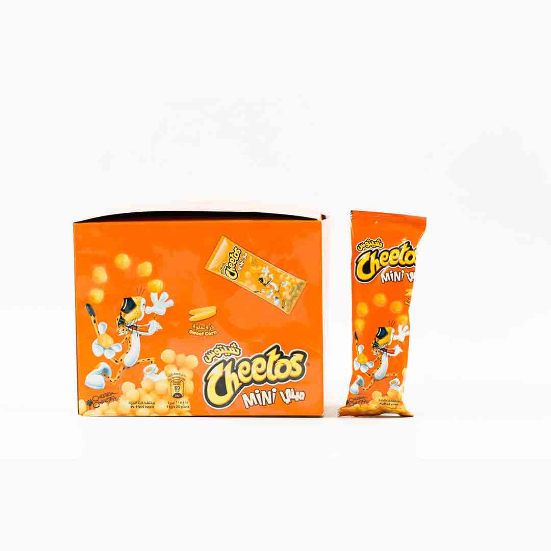 Cheetos Mini Sweet Corn 14g Bag of 21 | شيتوس ميني بطعم الذرة