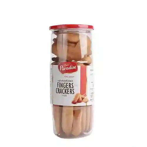 Paradise Fingers Crackers Milk 350g | برادايس كعك أصابع حليب