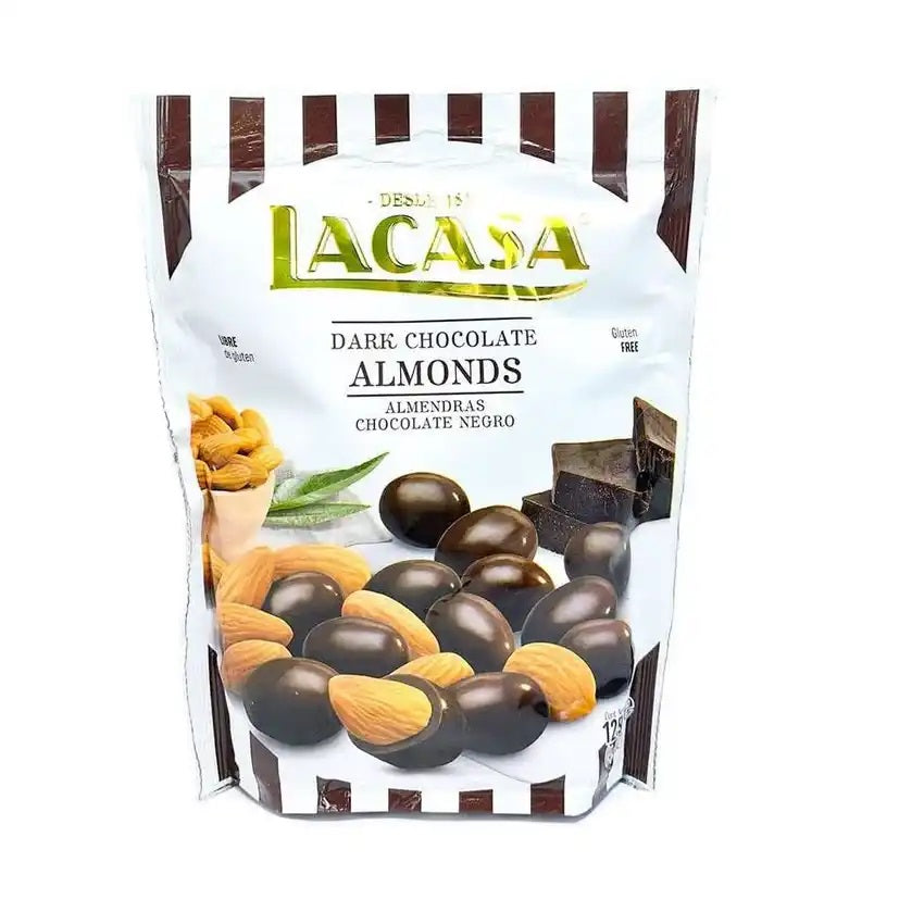 Lacasa Dark Chocolate Almond 125g