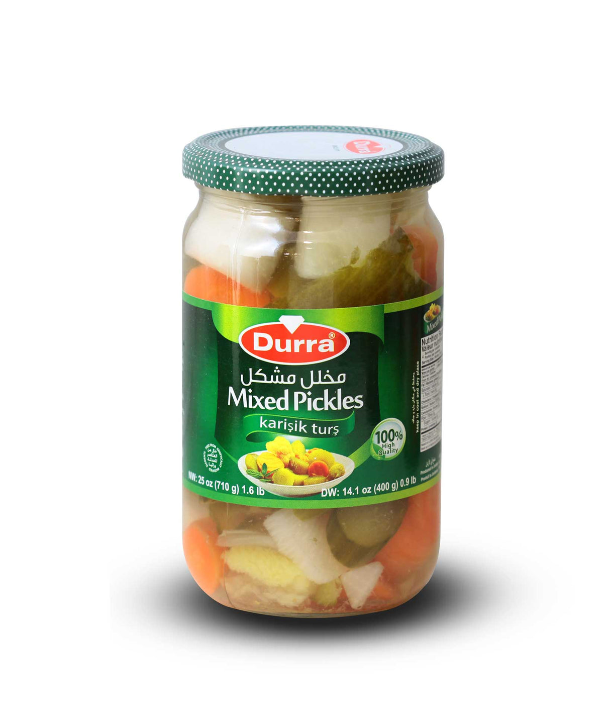 Al Durra Mixed Pickles 12 x 720g