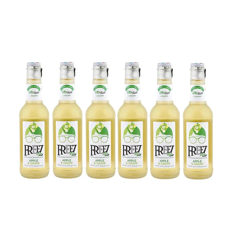 Freez Carbonated Apple & Grape Flavored Drink ( 275ml x 24 ) |  فريز بنكهة العنب و التفاح