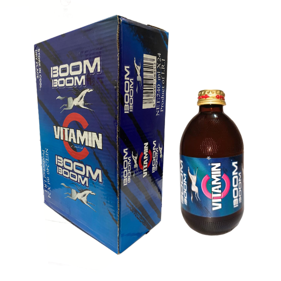 Boom Boom Vitamin C 240ml | بوم بوم مشروب الطاقة مع فيتامين سي