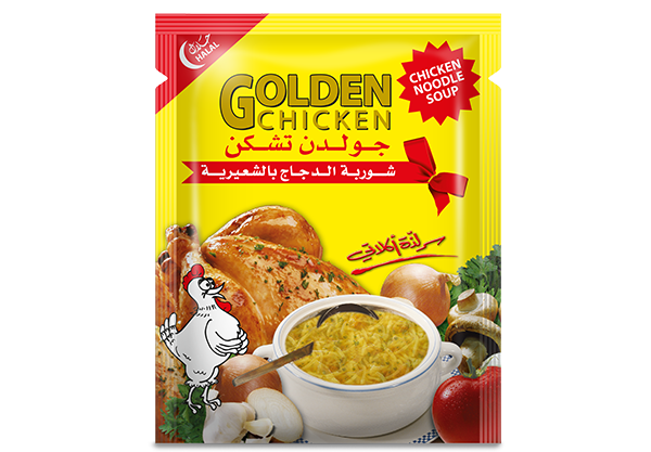 Golden Chicken Noodle Soup Sachet 70g | جولدن شوربة الدجاج بالشعيرية