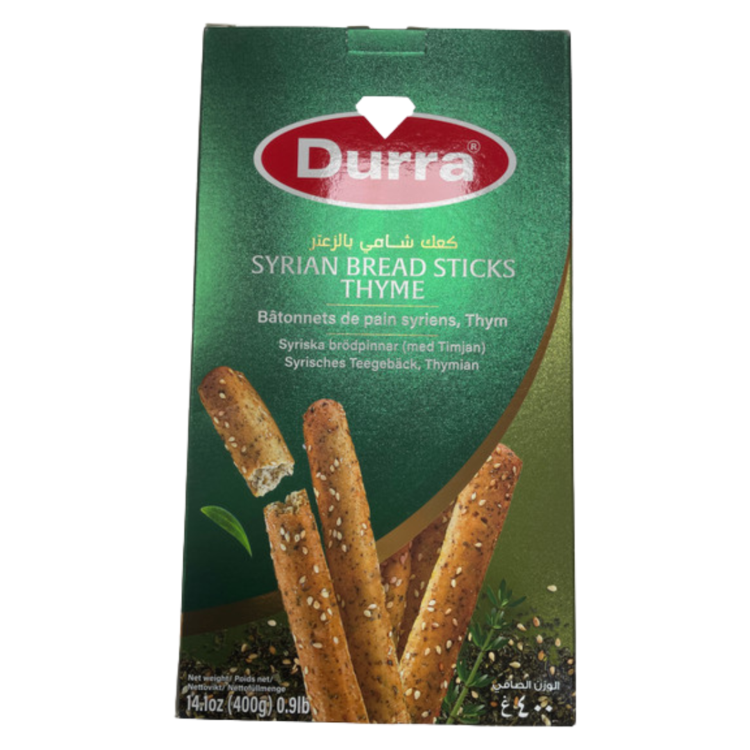 Al Durra Breadsticks Thyme 400g | الدرة كعك شامي بالزعتر