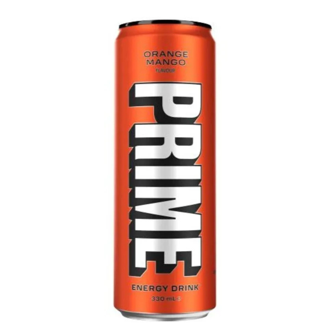 Prime Zero Sugar Energy Drink Orange Mango 300ml