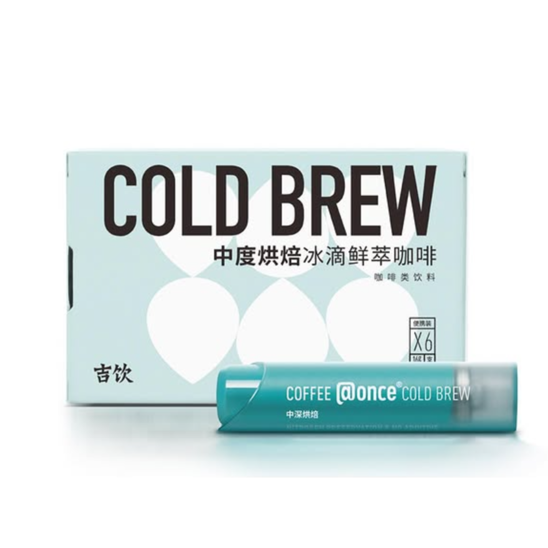 At Once Coffee Cold Brew Green 6 x 16g