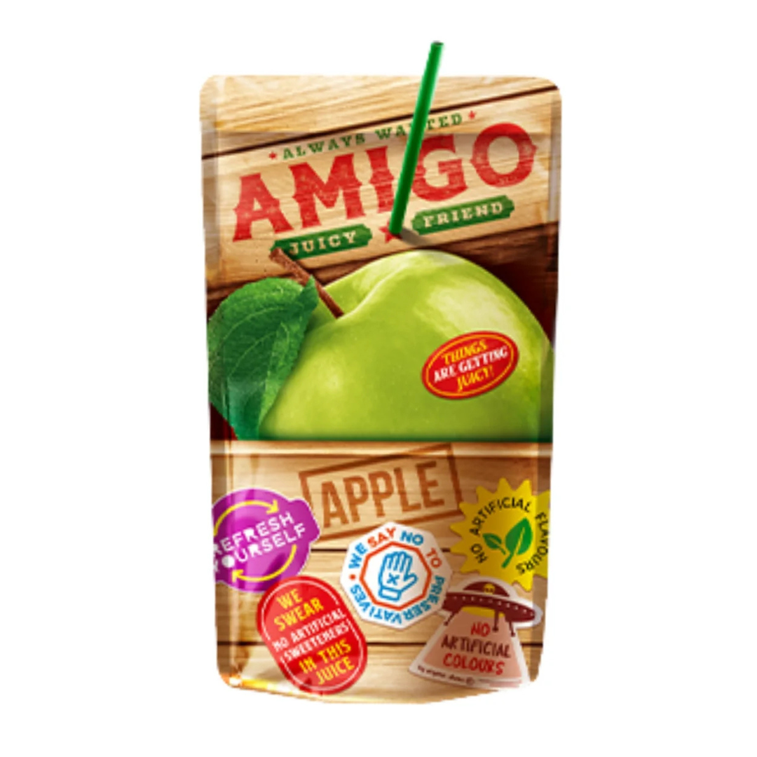 Amigo 100% Natural Fruit Juice Apple 200ml