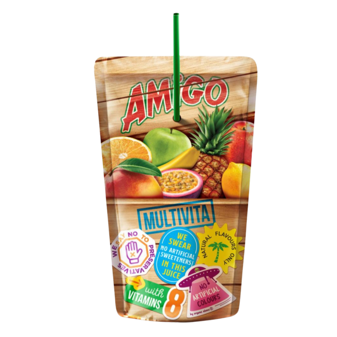 Amigo 100% Natural Fruit Juice Multivita 200ml