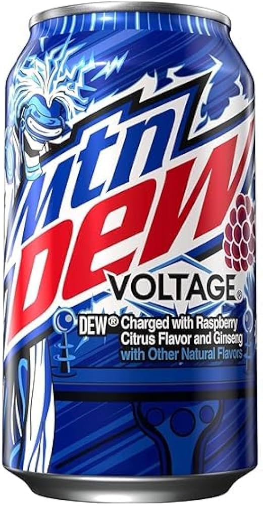 Mountain Dew Voltage Raspberry Citrus & Ginseng 355ml