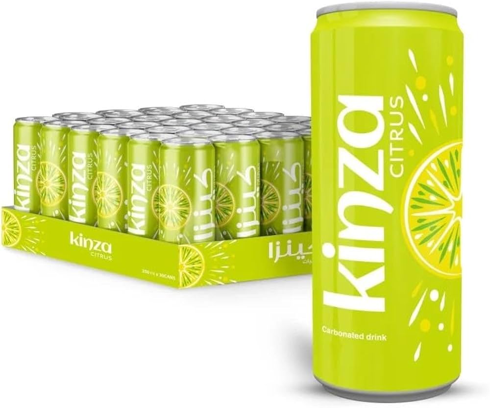 Kinza Citrus Drink 30 x 185ml | كنزا بطعم الحمضيات