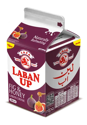 Safa Laban Up Figs & Honey 200ml |صفا لبن اب بالتين والعسل