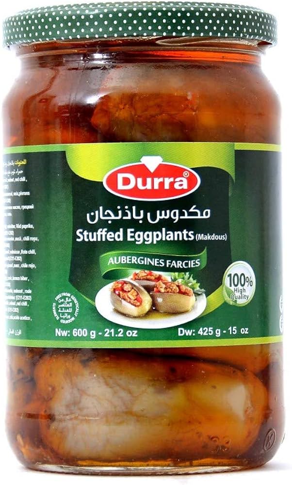 Al Durra Makdoos Stuffed Eggplant 600g | الدرة مكدوس باذنجان