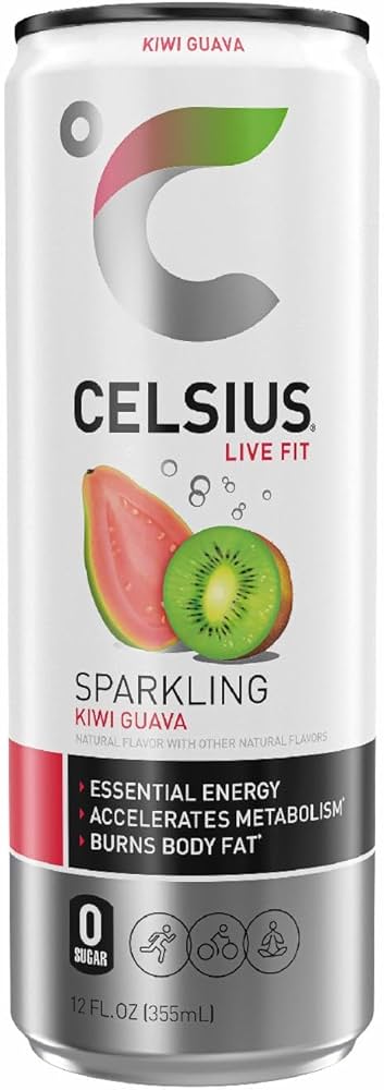 Celsius Energy Drink Kiwi Guava Sparkling 355ml