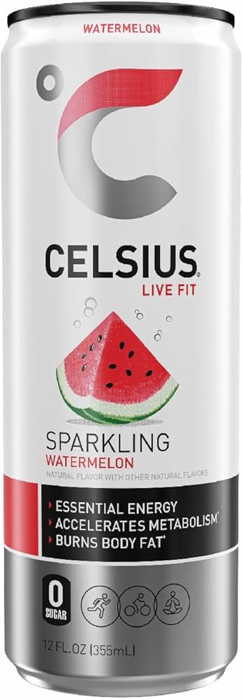 Celsius Energy Drink Watermelon Sparkling 355ml