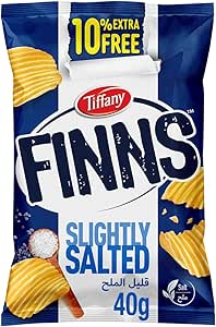 Tiffany Finns Chips Slightly Salt 36g + 10% | تيفاني شيبس قليل الملح