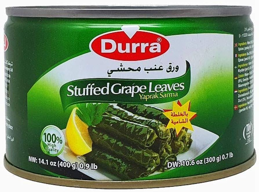 Al Durra Stuffed Grape Leaves 400g | الدرة ورق عنب محشي