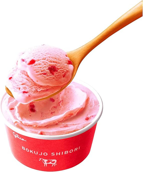 Japanese Bokujyou Ice Cream Strawberry 120ml | ايسكريم فراولة