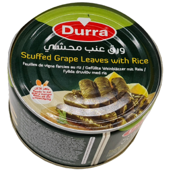 Durra Stuffed Grape Leaves with Rice 400g | الدرة ورق عنب محشي