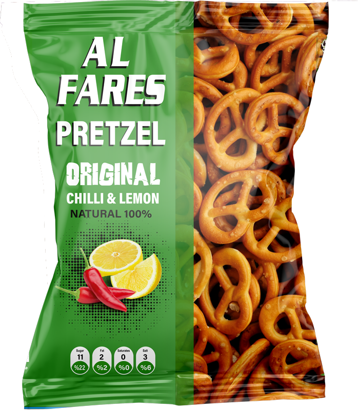 Al Fares Pretzels Chilli & Lemon 120g