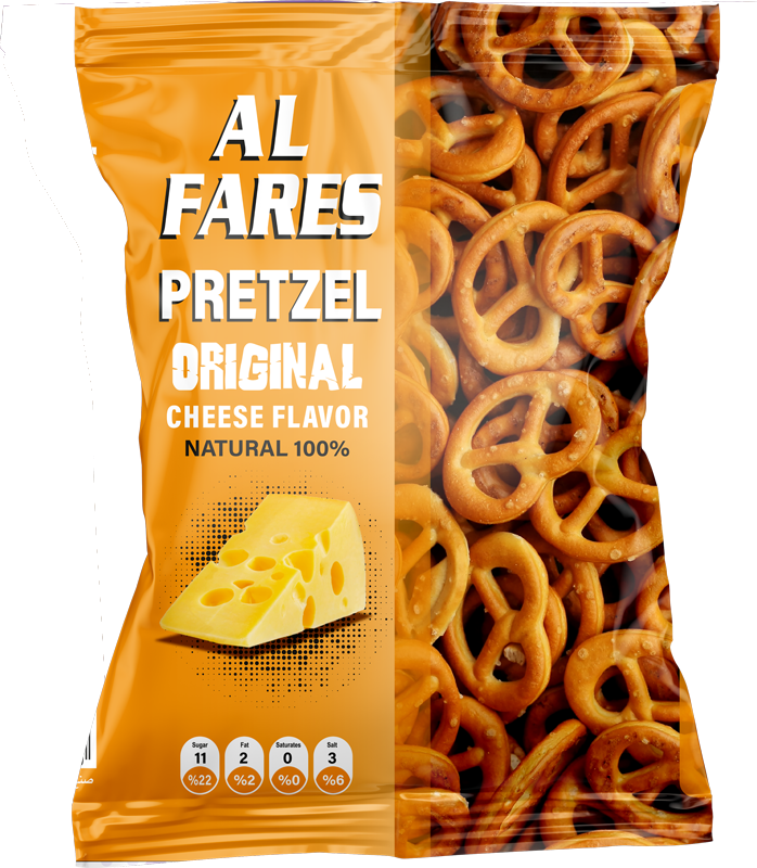 Al Fares Pretzels Cheese 120g