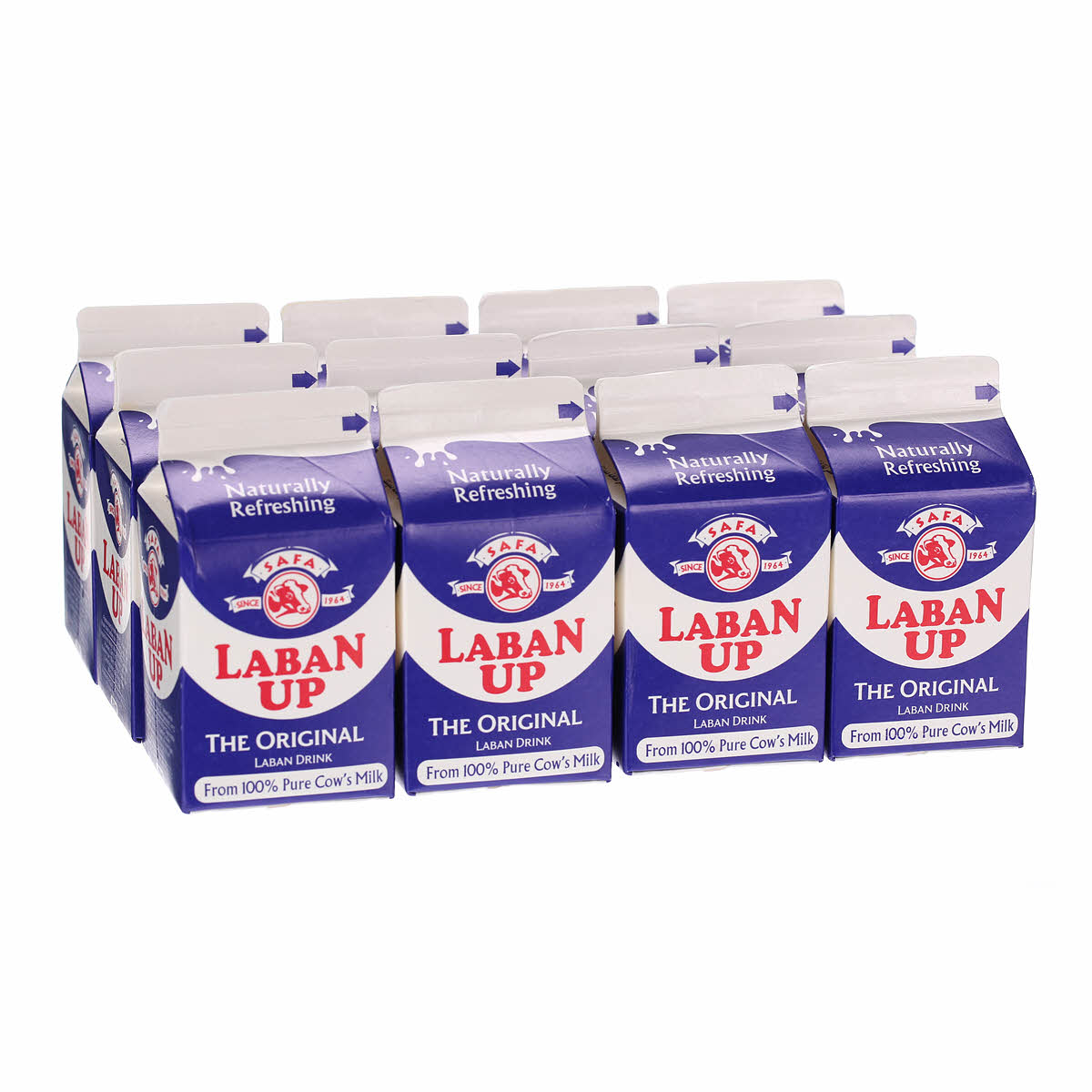 Safa Laban Up Original 12 x 200ml | صفا لبن اب الطعم الاصلي