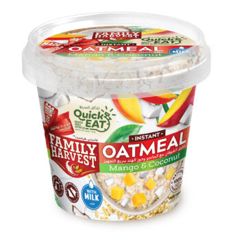 Family Harvest Oatmeal Mango & Coconut 55g | شوفان بالمانجو وجوز الهند