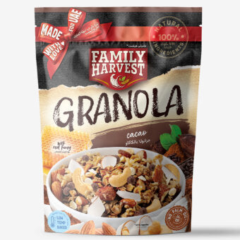 Family Harvest Granola with Cacao 250g | جرانولا بالكاكاو