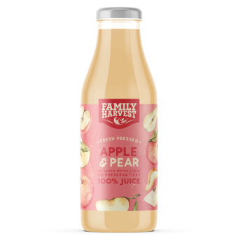 Family Harvest Organic Apple & Pear Juice 750ml | فاميلي هارفست عصير تفاح وإجاص عضوي