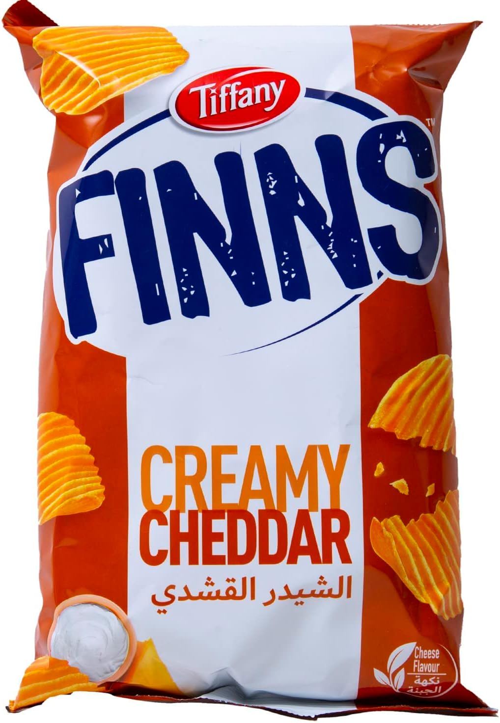 Tiffany Finns Chips Creamy Cheddar 85g | تيفاني شيبس بجبنة الشيدر