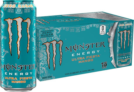 Monster Ultra Fiesta Mango Zero Sugar Energy Drink 500ml