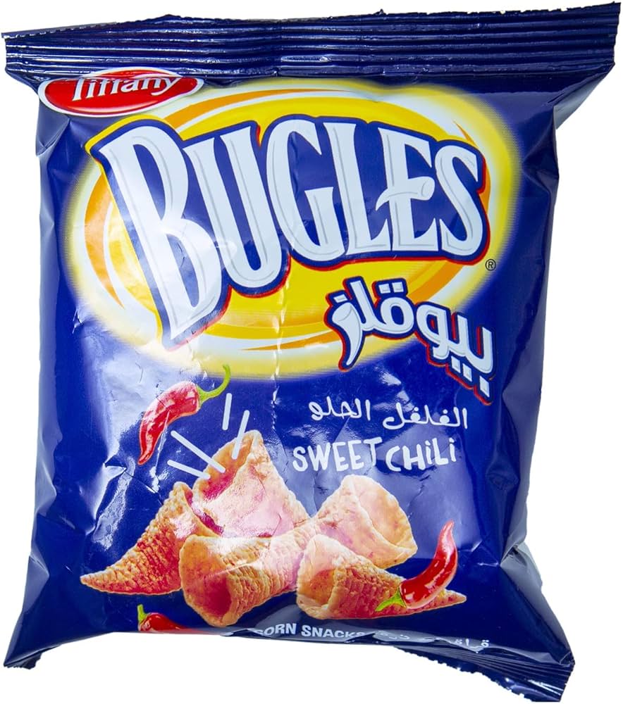 Tiffany Bugles Sweet Chilli 10.5g | تيفاني بيوجلز فلفل حلو