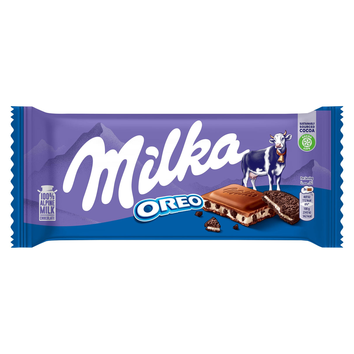 Milka Oreo Chocolate 100g | ميلكا شوكولاتة بالحليب