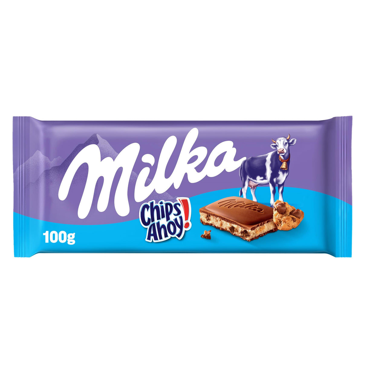 Milka Chips Ahoy Chocolate 100g | ميلكا شوكولاتة بالكوكيز