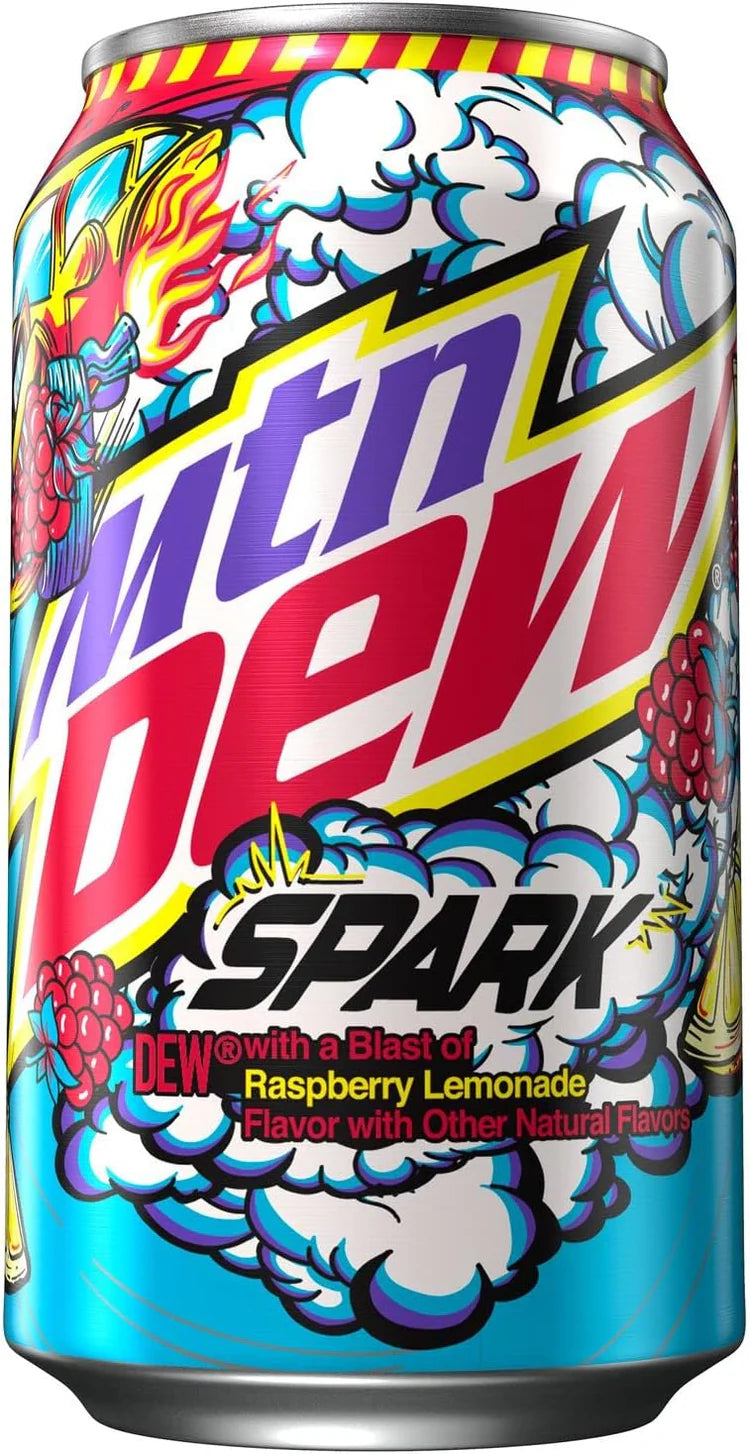 Mountain Dew Spark Raspberry Lemonade 355ml