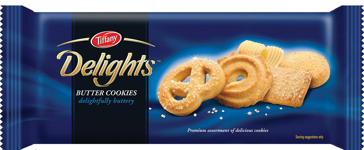 Tiffany Delights Butter Cookies 12 x 40g | تيفاني بسكويت الزبدة