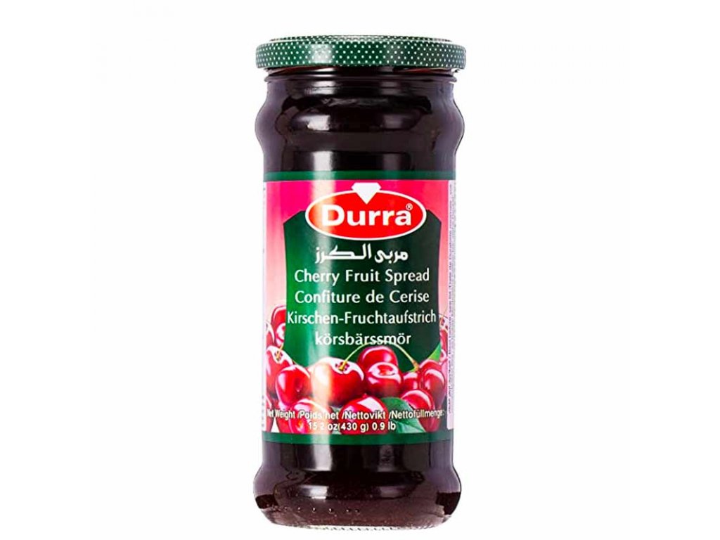 Durra Cherry Fruit Spread Jam 430g |الدرة مربي الكرز