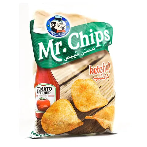 Mr Chips Ketchup 12 x 21g | مستر شيبس بالكاتشب