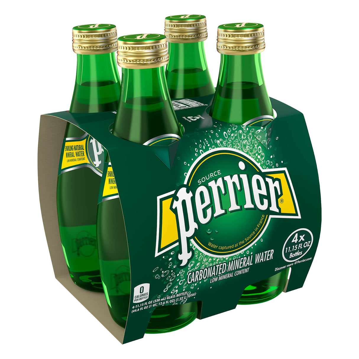 Perrier Carbonated Mineral Water 4 x 330ml