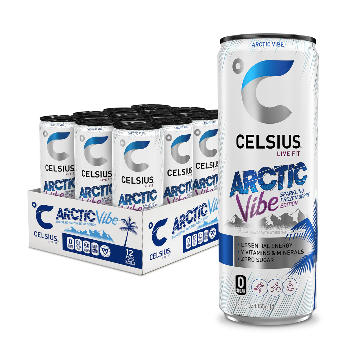 Celsius Energy Drink Arctic Vibe Sparkling 12 x 355ml