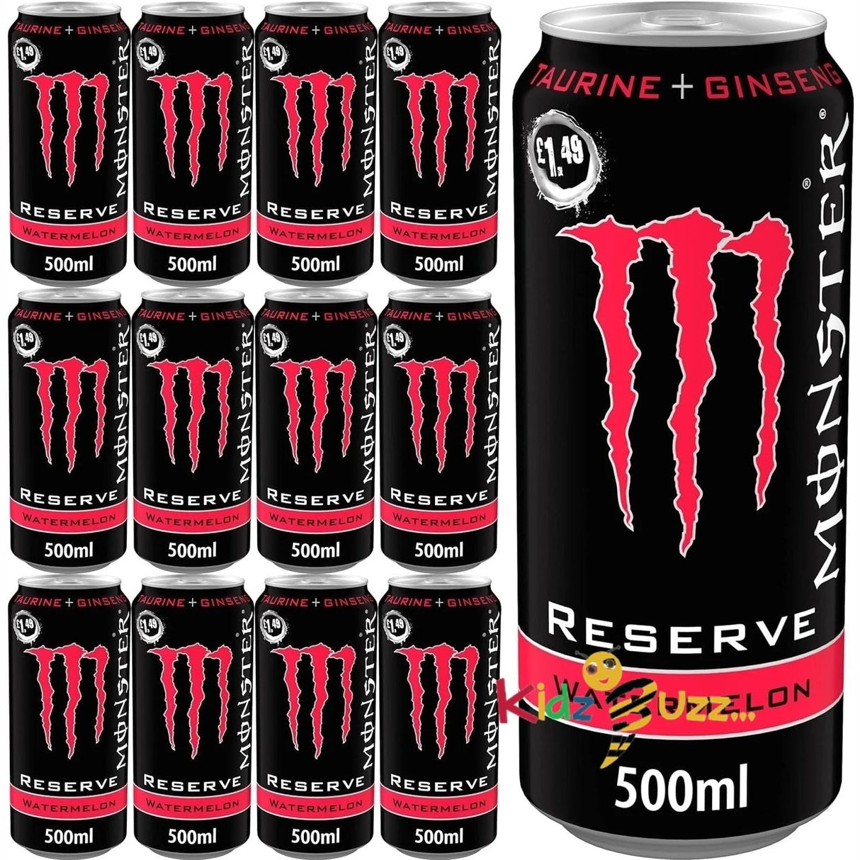 Monster Reserve Watermelon Energy Drink 6 x 500ml