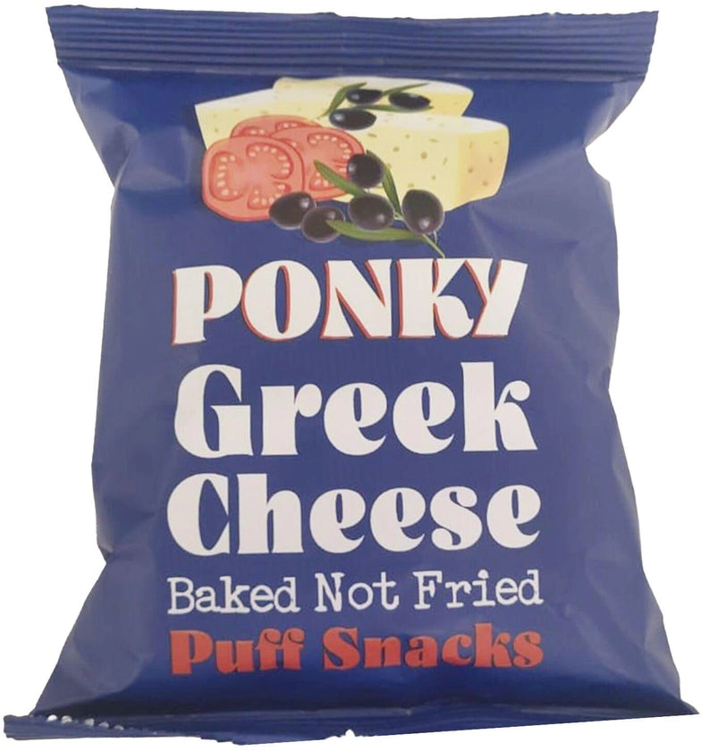 Ponky Puff Greek Cheese Snacks 30g | بونكي سناكس بالجبنة اليونانية