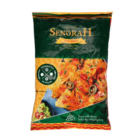 Senorah Nachos Corn Trotilla Chips Box 10x200g | رقائق الناتشوز تورتيلا بالذرة