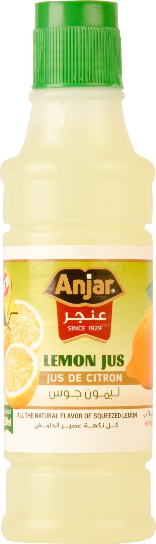 Anjar Lemon Juice Box 24 Pcs x 250ml | عنجر عصير الحامض