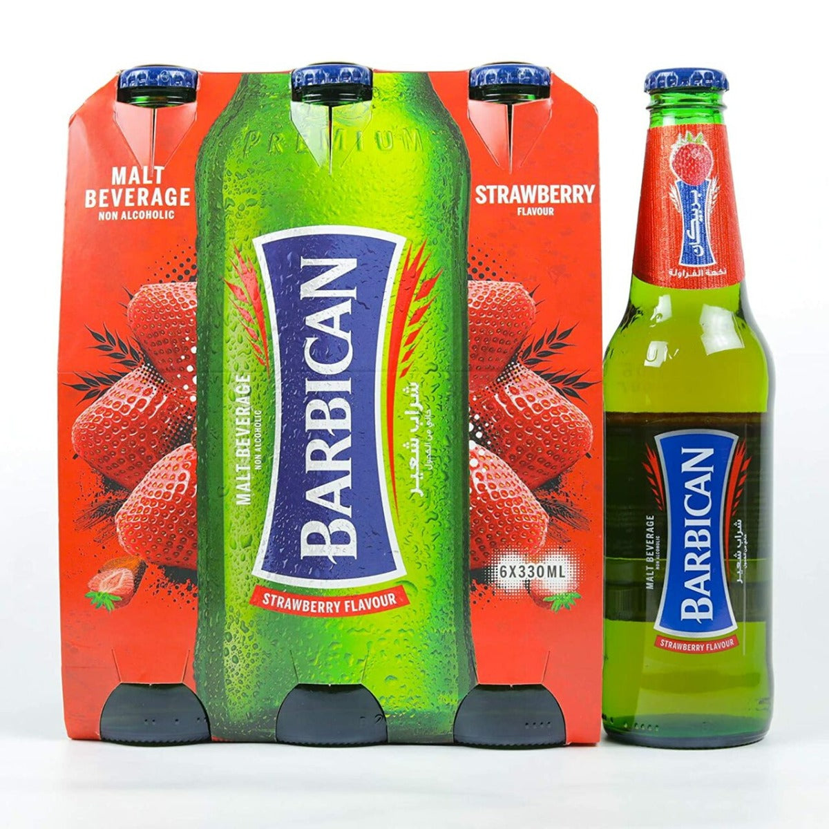 Barbican Strawberry 6 x 330ml | بربيكان فراولة