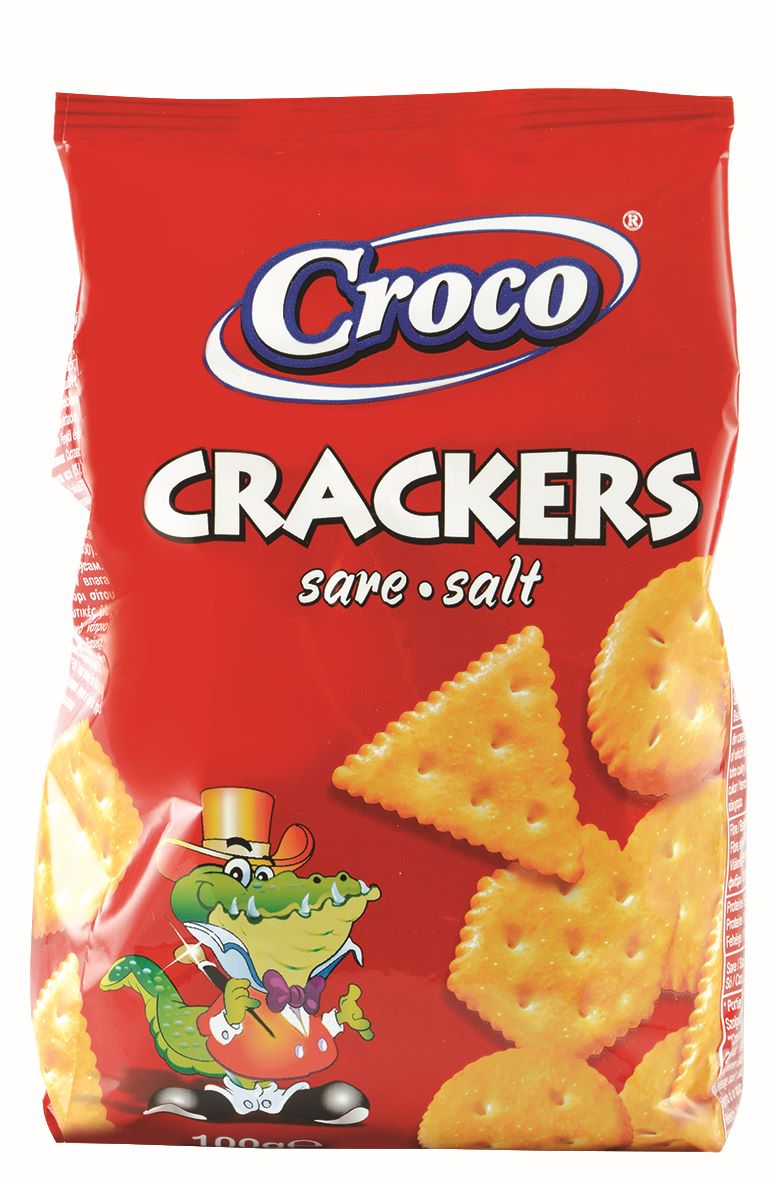 Croco Crackers Salt 100g |  كروكو كراكر مملحة 100غم