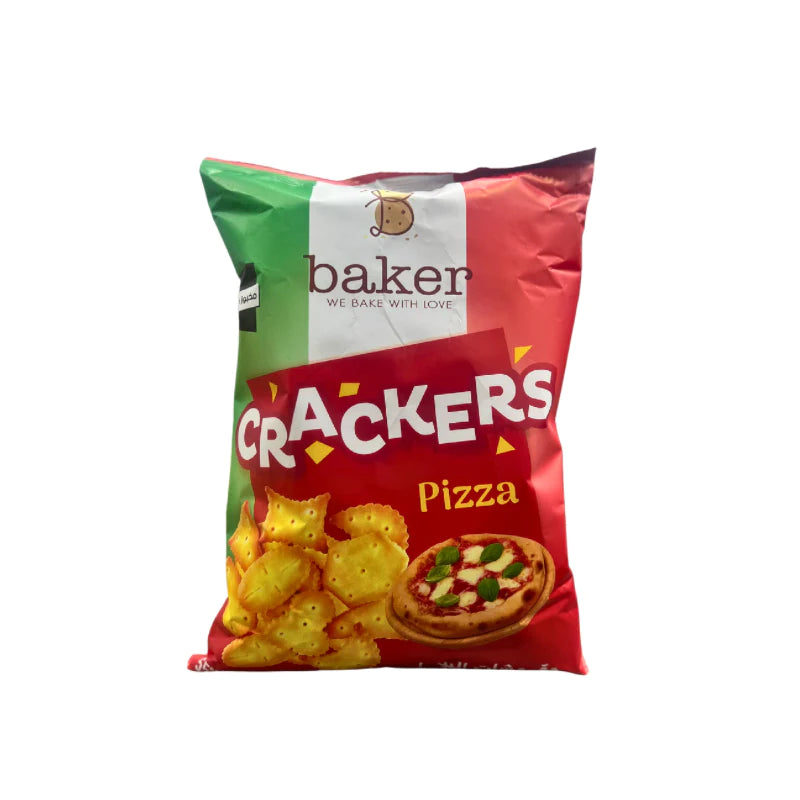 Baker Crackers Pizza 125g | بيكر مقرمشات البيتزا