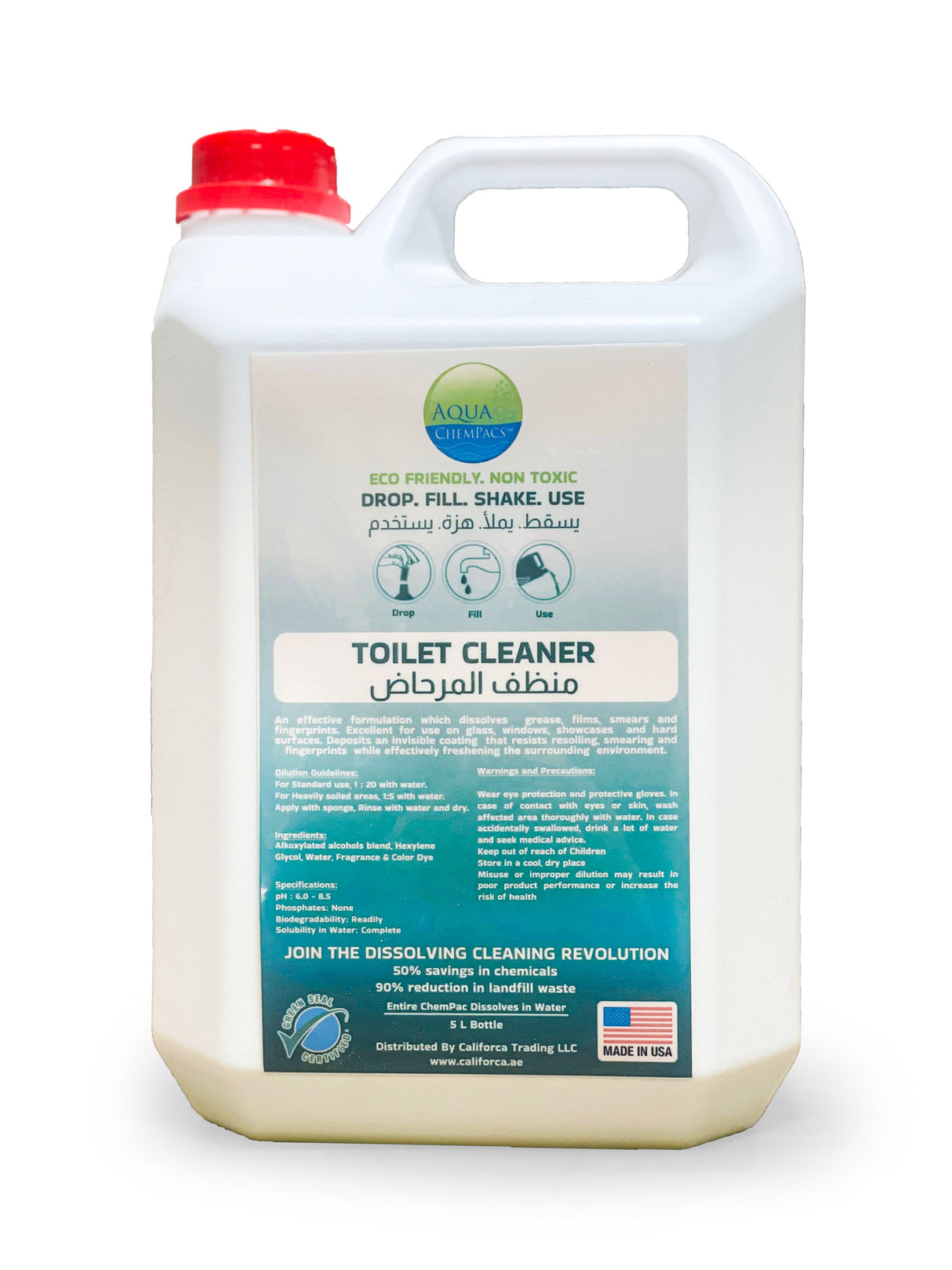 Aqua Chempacs Toilet Cleaner 5L | منظف المرحاض